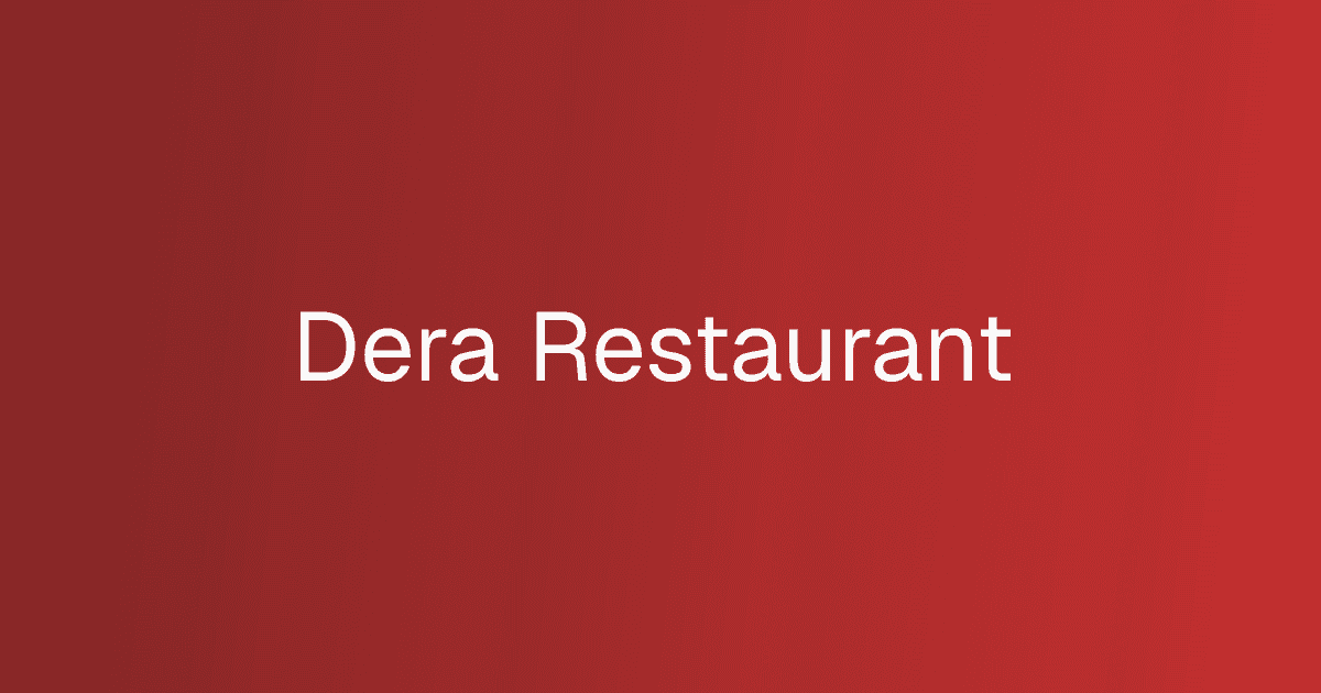 Dera Restaurant logo
