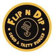 Flip N Dip Burger logo
